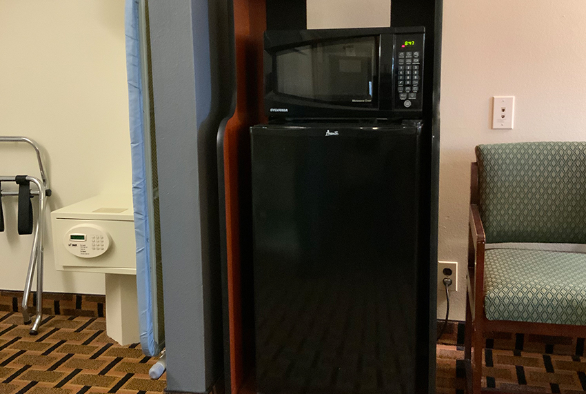 Refrigerator & Microwave